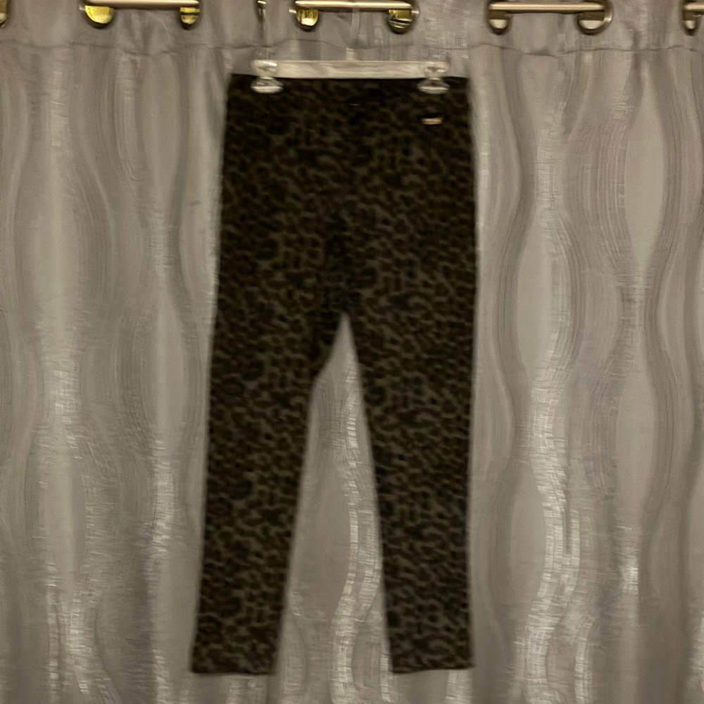 Calvin Klein animal print jeggings